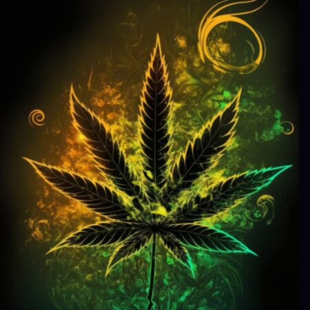 Cannabis Theme Notebook