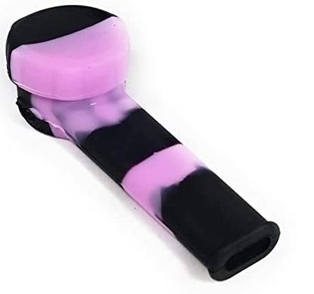 Portable Slicone Straw (Black Purple)